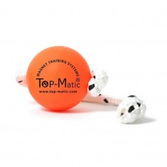 Top-Matic magnetica Fun-Ball arancione, ø 6,8 cm con corda