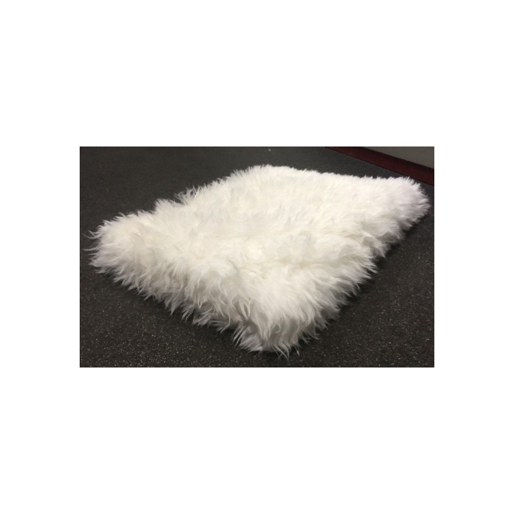 Vet Bed pelo lungo angora bianco per cani