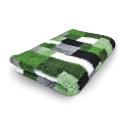 Vet Bed patchwork verde