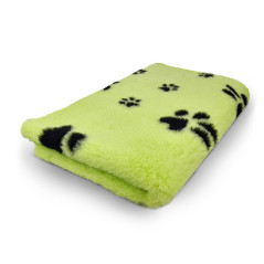 Vet Bed verde lime con zampe nere piccole e grandi