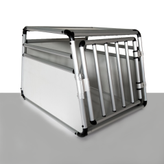 Kennel Box Pro in alluminio con barre tonde