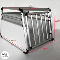 Kennel Box Pro in alluminio con barre tonde