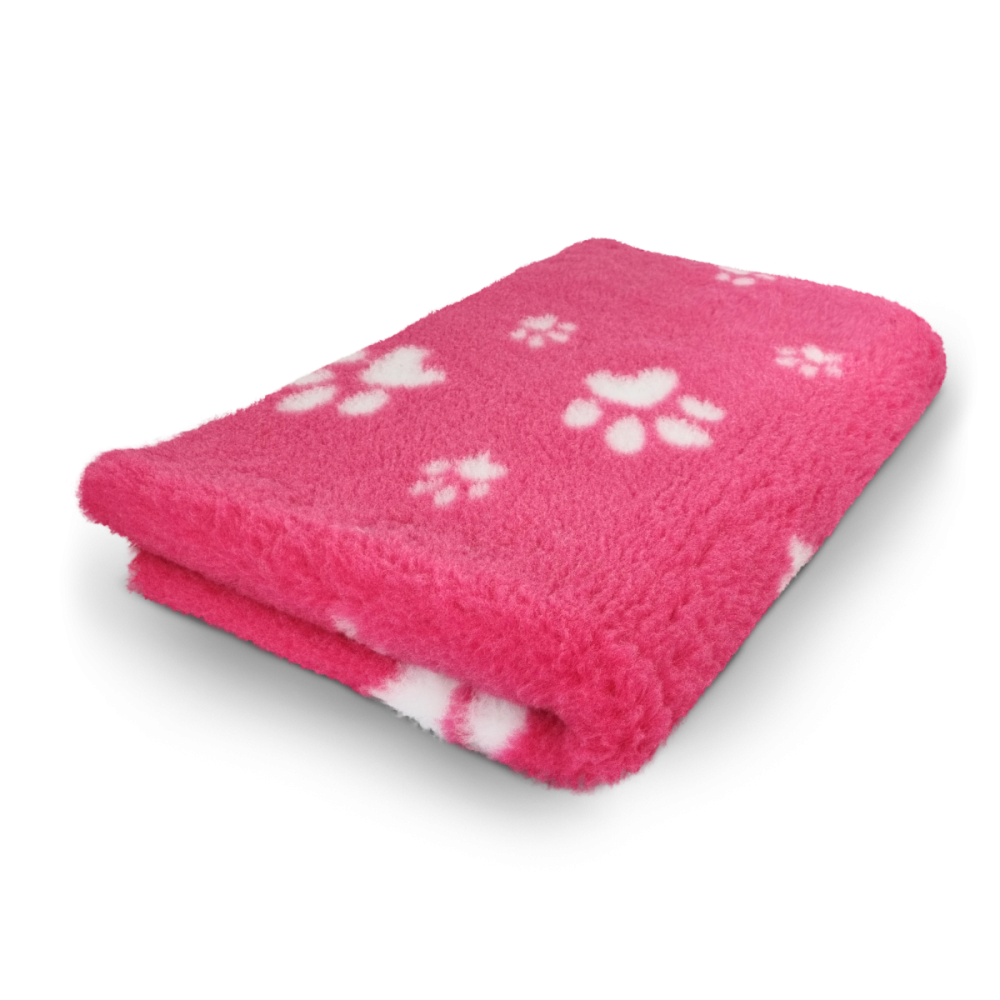 Vet Bed fuxia con zampe bianche