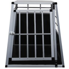 Kennel Topmast in alluminio nero misura M 69 x 54 x 50 cm