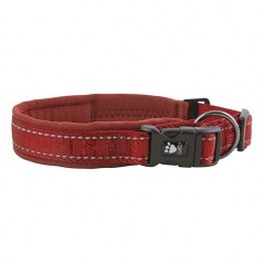 COLLARE NYLON CASUAL ROSSO SOTTOBOSCO HURTTA per cani